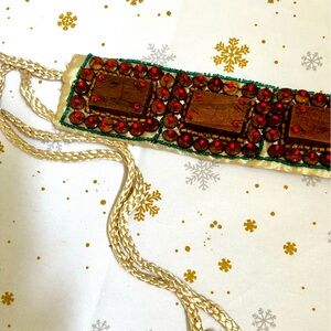 Handmade in India, Baba Clothing LA intricate beaded belt